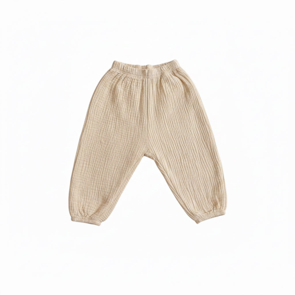 Kids Unisex Lightweight Loose Fit Casual Trousers. 8 Colours 9M-6Y