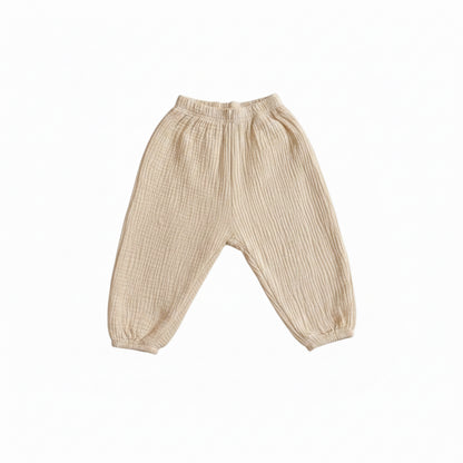 Kids Unisex Lightweight Loose Fit Casual Trousers. 8 Colours 9M-6Y