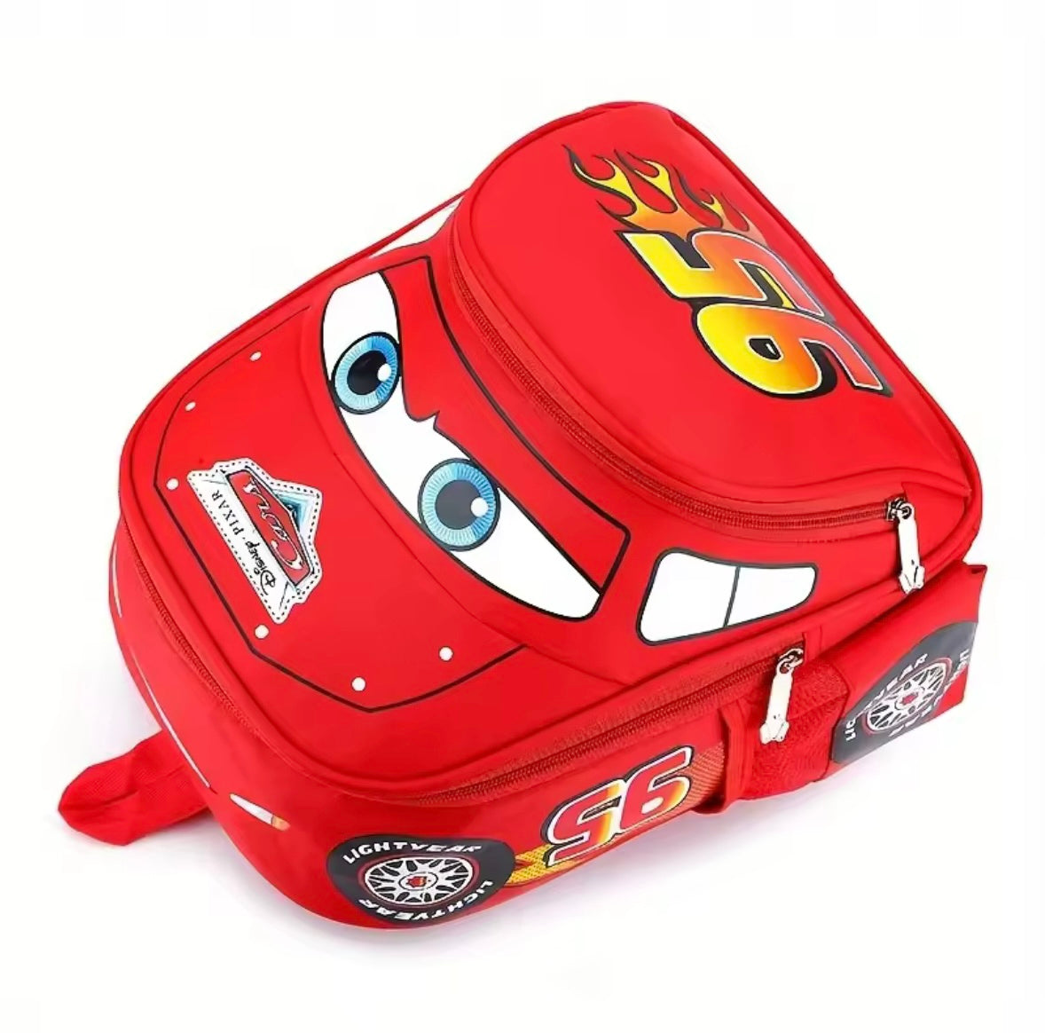 Kids Lightning McQueen Cars Backpack. One Size