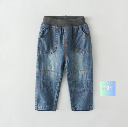Baby/Toddler Boys Casual Denim Jeans/Trousers. 4 designs, 6M-3Y.