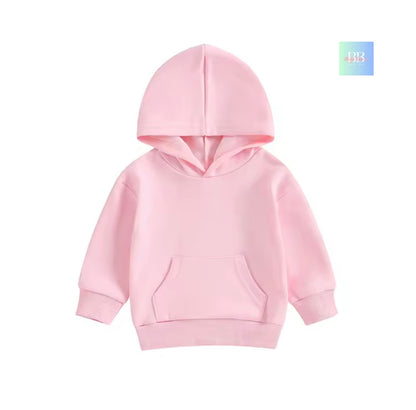 Pink hoodie on a white background