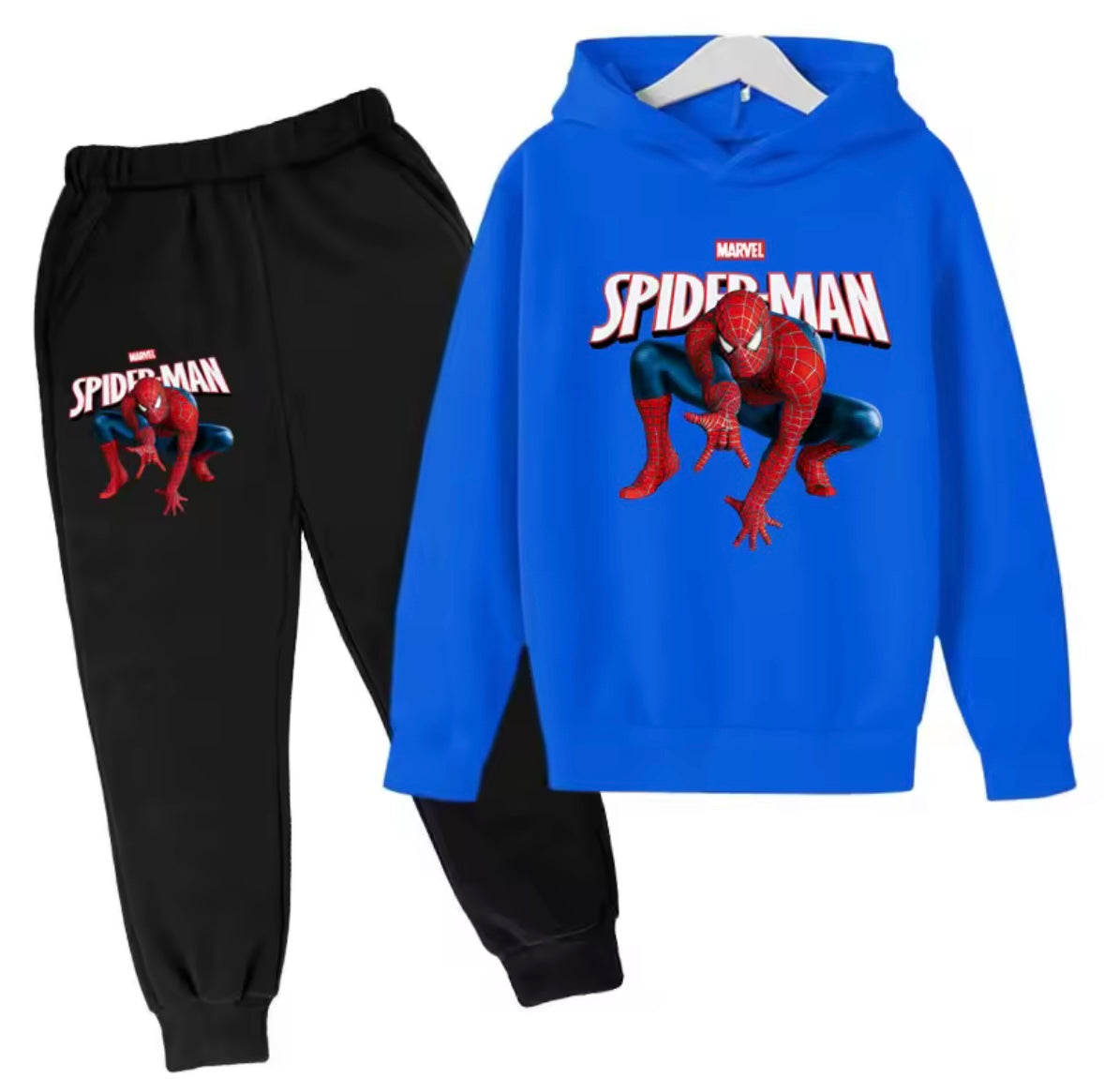 Kids Boys Lightweight Hooded Spider-Man Tracksuit 4 colours 1-8Y