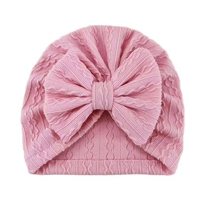 Baby Toddler Girls Bowknot Headscarf Hat & Matching Bowknot Socks. 5 Colours Fits 0-6M