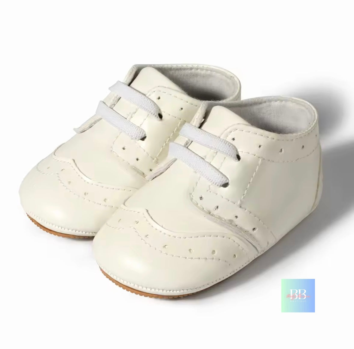 Retro Style Lace Up Baby Shoes. 4 colours, 0-18M