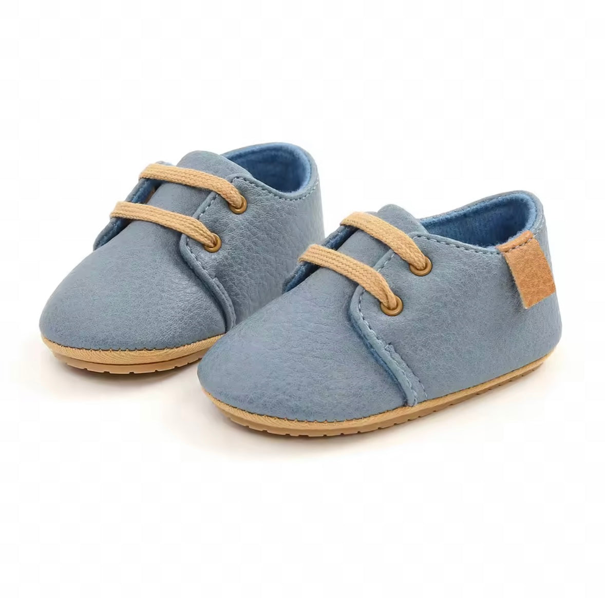 Baby Toddler Unisex Soft Leather Rubber Sole Shoes. 6 Colours 0-18M
