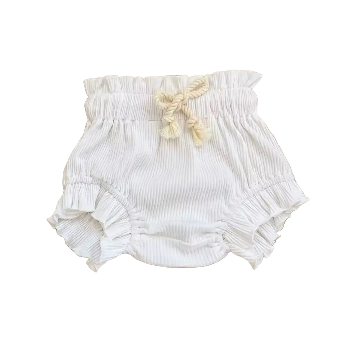 Baby Toddler Girls Ribbed Romper Vest & Matching Shorts Set. 3 Colours 0M-12M