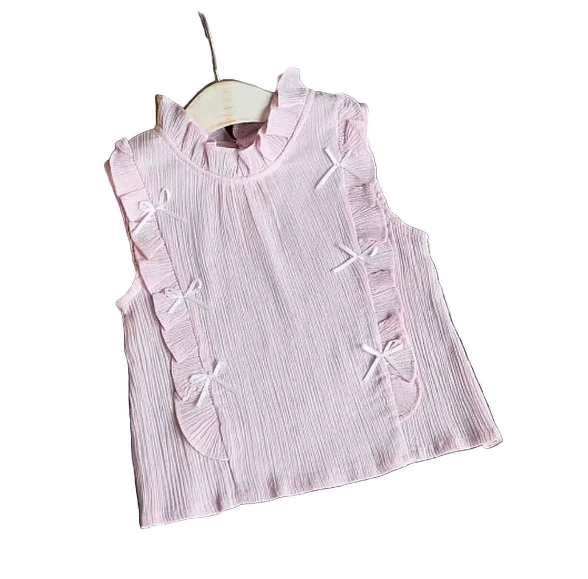 Kids Girls Lightweight Ruffled Top & Shorts Set. 3 Colours 12M-4Y