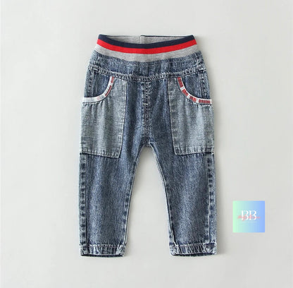 Baby/Toddler Boys Casual Denim Jeans/Trousers. 4 designs, 6M-3Y.