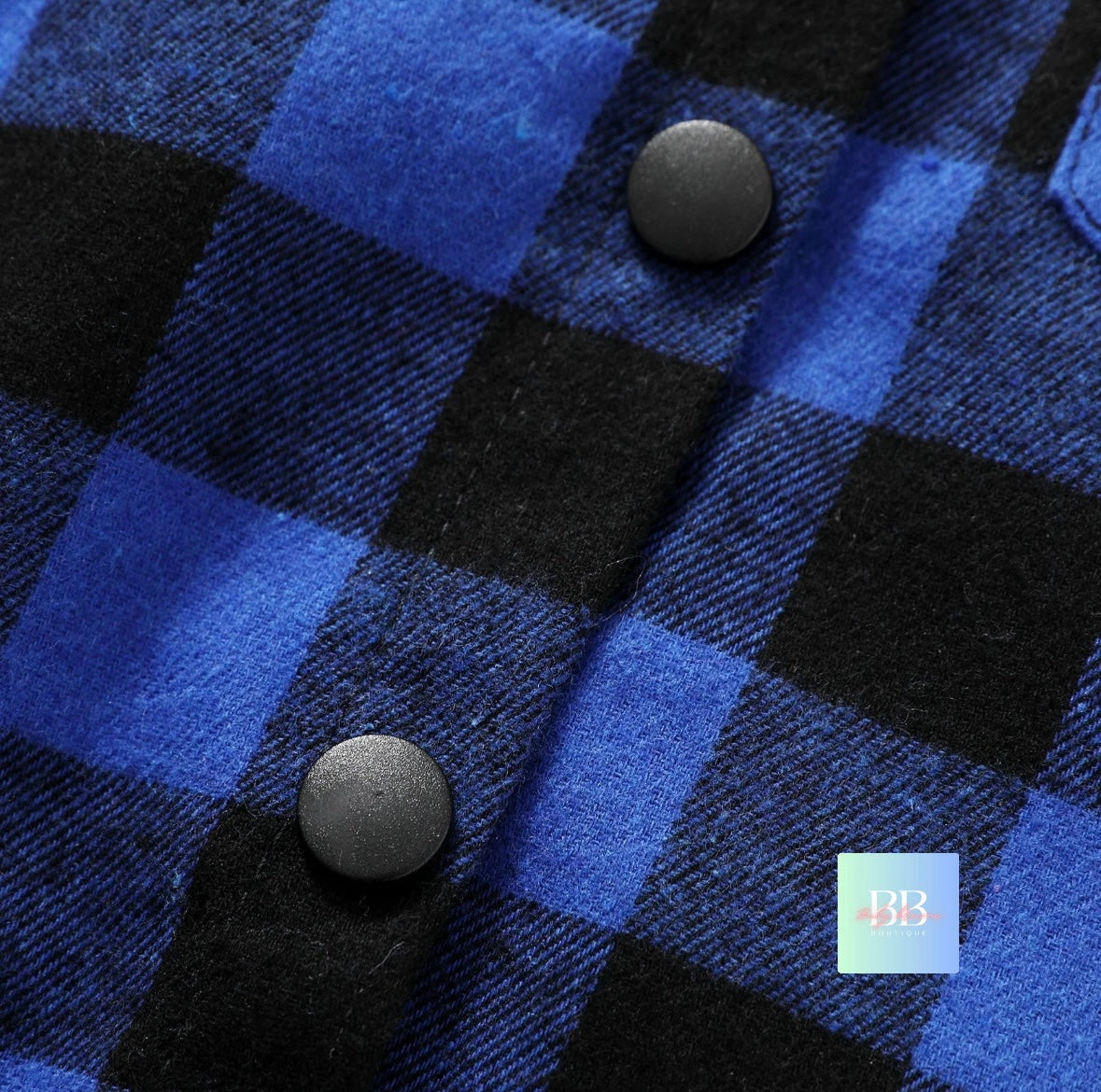 Boys Check Shirt, Long Sleeve with Hood. 18-24 Months