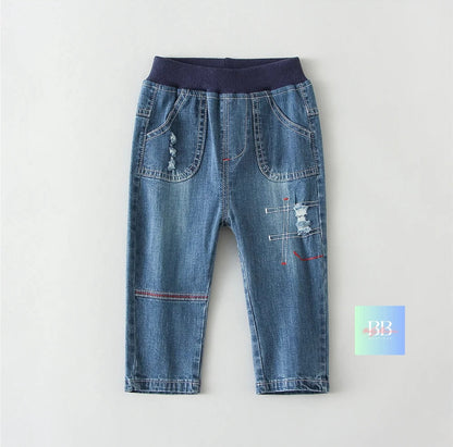 Baby/Toddler Boys Casual Denim Jeans/Trousers. 4 designs, 6M-3Y.