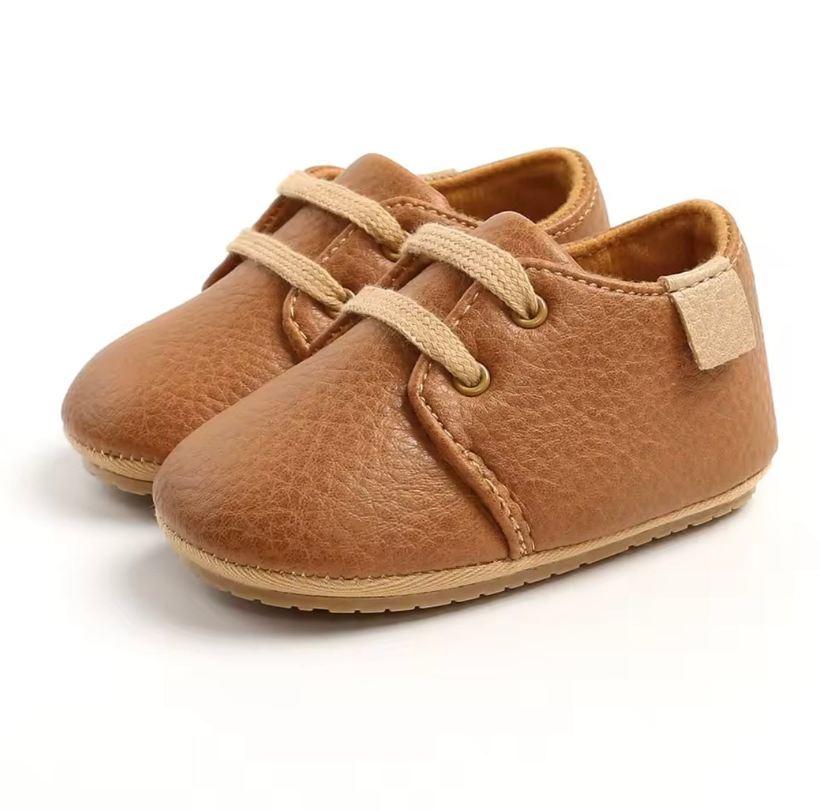Baby Toddler Unisex Soft Leather Rubber Sole Shoes. 6 Colours 0-18M