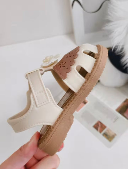 Baby Toddler Anti-Slip Bow Strap Sandals. 2 Colours EU16-25