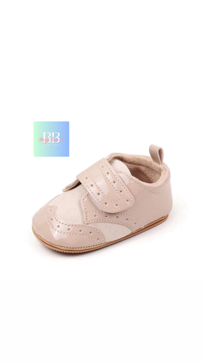 Baby/Toddler Shoes, Soft Anti-Slip Sole with Velcro Strap. 3 colours 0-18M.