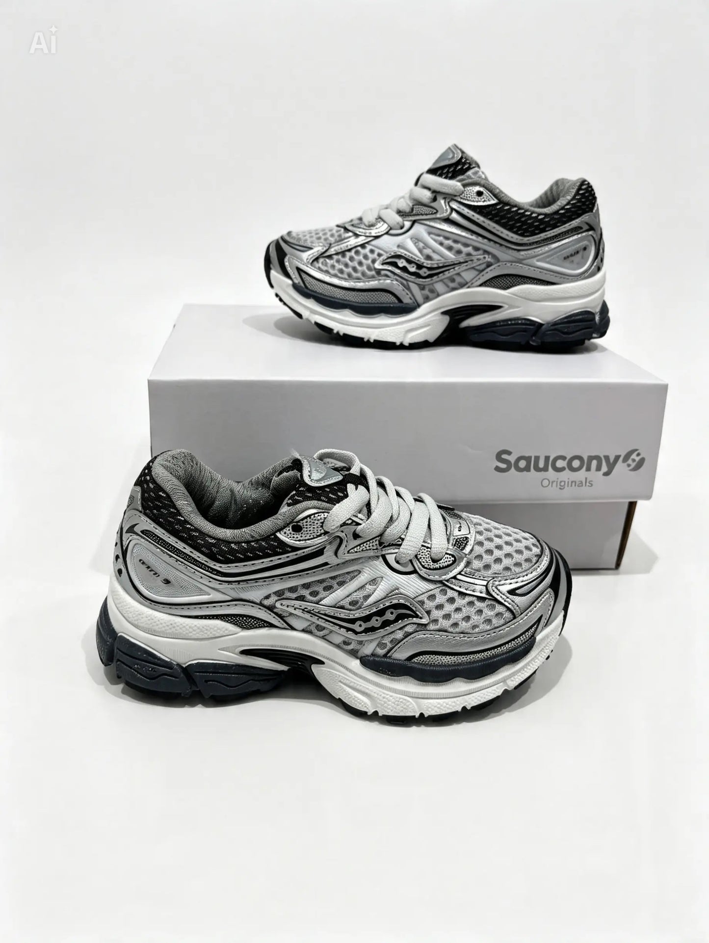 Kids Unisex Saucony Omni 9 Sneakers. UK size 9-2