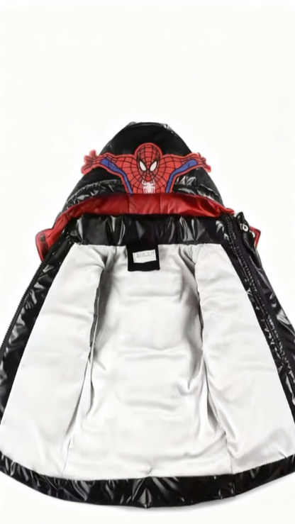 Kids Spider-Man Jacket with Hood. 3 colours, 3-7Y