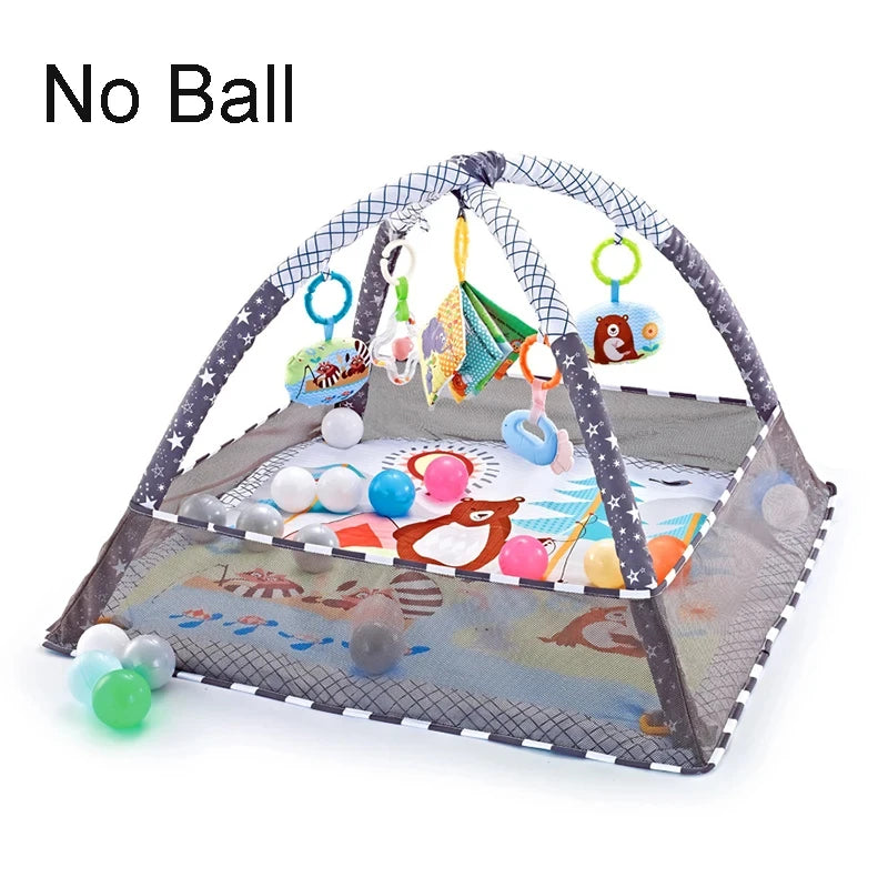 Portable Large Baby Gym Play Mat Development Baby Multifunctional Capet Play Baby Gym Mat Fitness Frame Crawling Blanket