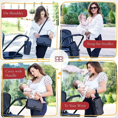 Baby Outdoor Foldable Changing Pad, Baby Travel Portable Diaper Pad, Newborn Mother and Baby Bag, Baby Diaper Changing Pad