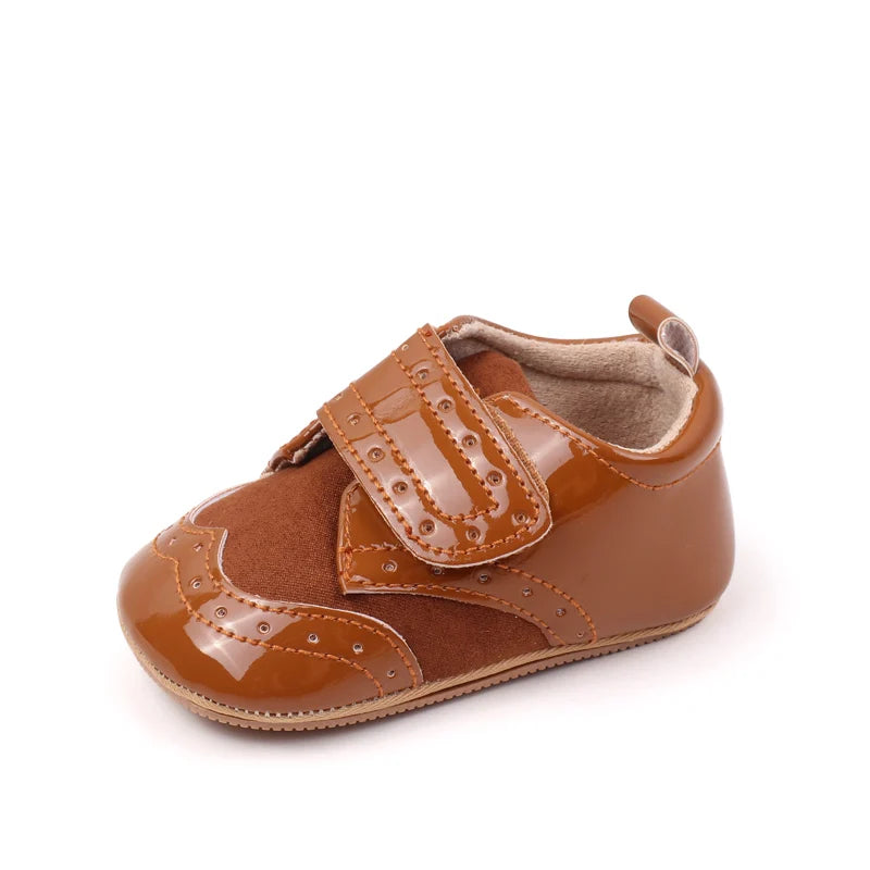 Baby Shoes High Quality Soft PU Anti-Slip Sole Spring and Autumn Style for Newborn Toddler Boys and Girls 2024 Fashion BMB3234