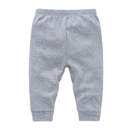 100% Cotton Baby Pants Blank Baby Boy and Girls Legging Colors Kids Trousers Plain Newborn Clothing Muslin Clothes for 0-24M